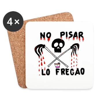 Halloween with Humor - Coasters (set of 4) - white - Front