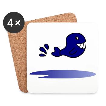 HOLIDAY. HAPPY HOLIDAYS. MISTRESS. MASTER. TEACHER - Coasters (set of 4) - white - Front