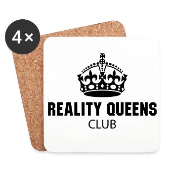 Club des reines de la réalité - Dessous de verre (lot de 4) - blanc - Devant