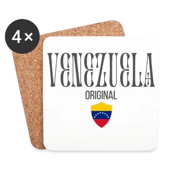 Originally from Venezuela, born in Venezuela - Coasters (set of 4) - white - Front