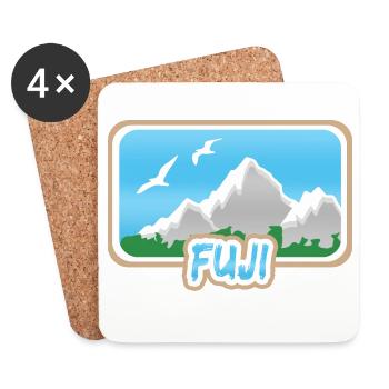 Geschenk für Fuji - Untersetzer (4er-Set) - Weiß - Vorne