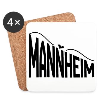 Mannheim - Coasters (set of 4) - white - Front