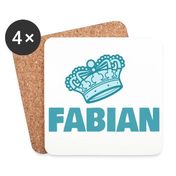 Fabian - Coasters (set of 4) - white - Front