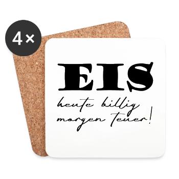 EIs - Untersetzer (4er-Set) - Weiß - Vorne