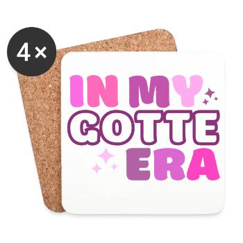 Design for the proud goddess, godmother, godmother - Coasters (set of 4) - white - Front