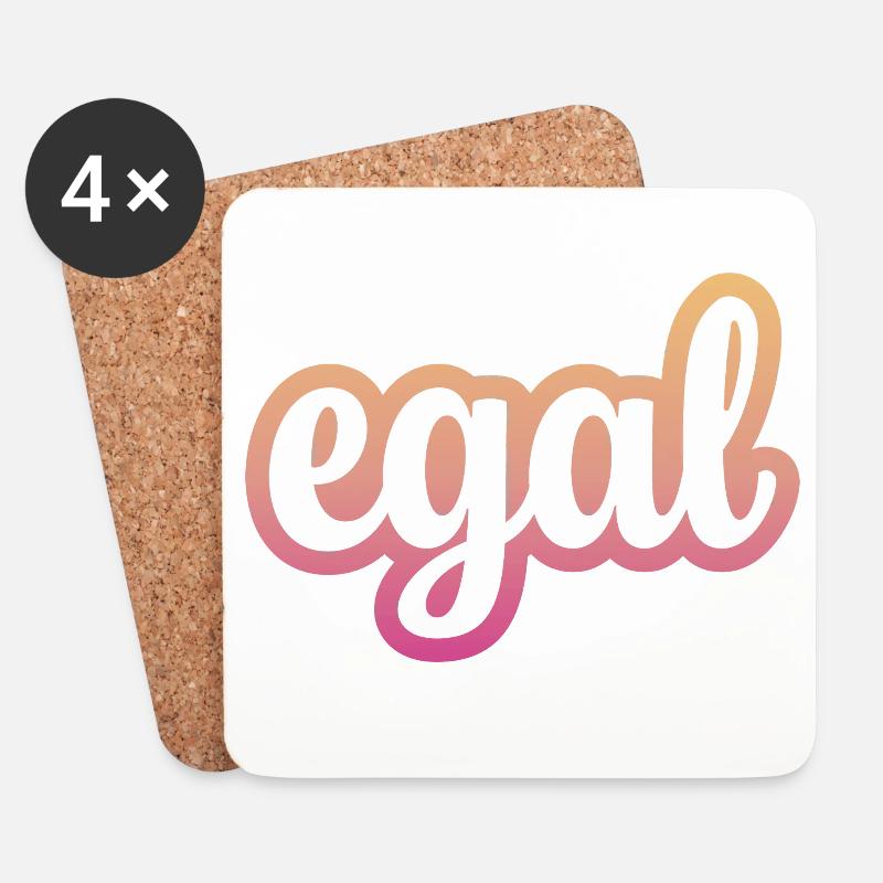 all the same - Coasters (set of 4) - white