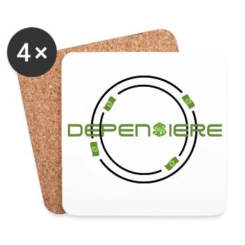 Spender - Untersetzer (4er-Set) - Weiß - Vorne