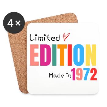 Limited edition Made in 1972 - Coasters (set of 4) - white - Front