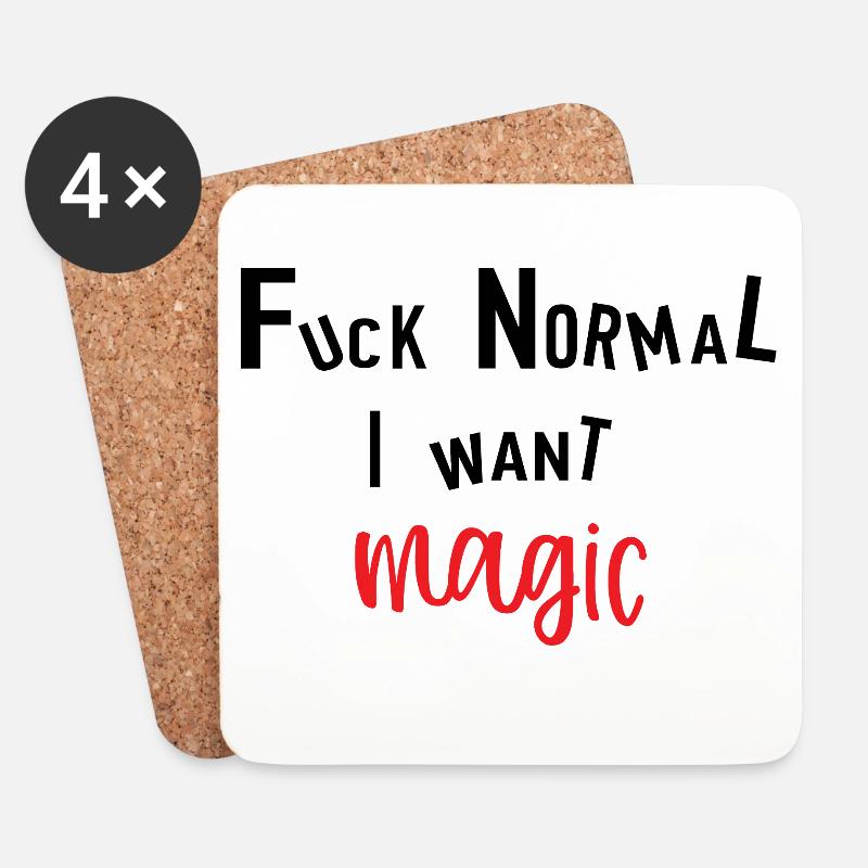 Magic - Untersetzer (4er-Set) - Weiß