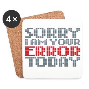 Error - Coasters (set of 4) - white - Front