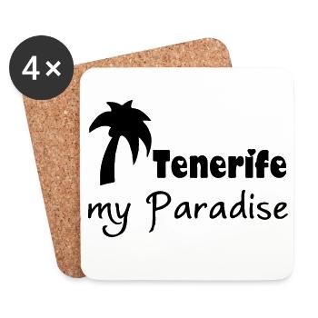 Tenerife Paradise - Coasters (set of 4) - white - Front