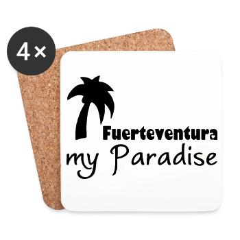Fuerteventura Paradise - Coasters (set of 4) - white - Front