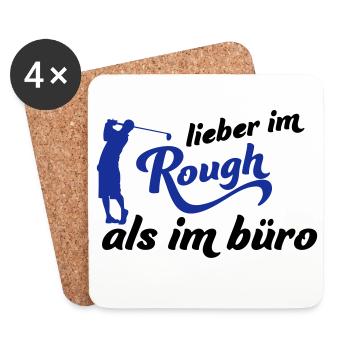 Golf - Untersetzer (4er-Set) - Weiß - Vorne