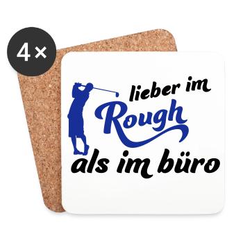 golf - Untersetzer (4er-Set) - Weiß - Vorne