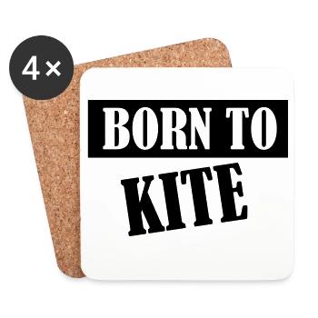 Kiteboard,Kiteboarder,Kite,Kiteboarding,Sea,Board - Coasters (set of 4) - white - Front