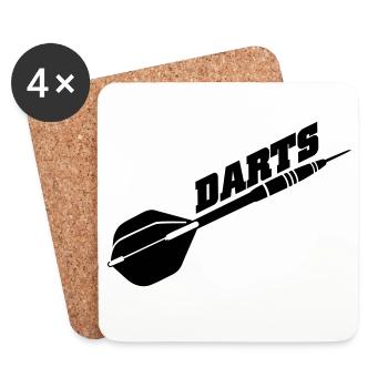 darts - Coasters (set of 4) - white - Front