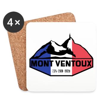 Mont Ventoux Slim France Edition - Coasters (set of 4) - white - Front