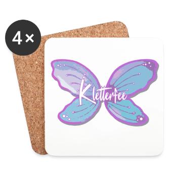 Climbing Fairy Climbing Bouldering - Coasters (set of 4) - white - Front