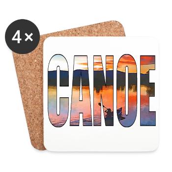 CANOE KAYAK - Coasters (set of 4) - white - Front