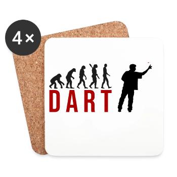Ecolution Dart - Untersetzer (4er-Set) - Weiß - Vorne
