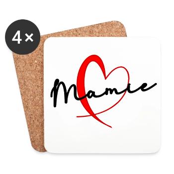 GRANNY. MOTHER'S DAY. HAPPY BIRTHDAY GRANDMA. I LOVE YOU - Coasters (set of 4) - white - Front