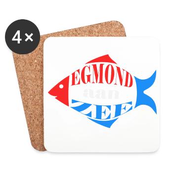 Egmond aan zee - Dessous de verre (lot de 4) - blanc - Devant