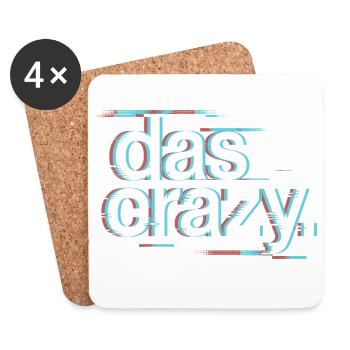 The Crazy Youth Language Insider Meme Cool Crazy - Coasters (set of 4) - white - Front