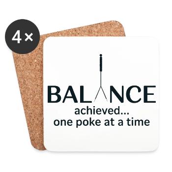Licensed TCM Practitioner Expert Wellness Guide  - Coasters (set of 4) - white - Front