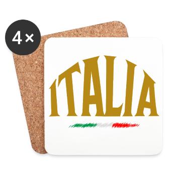 Italia - Coasters (set of 4) - white - Front