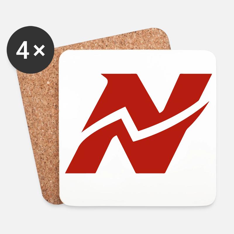 Noland_Athletics - Untersetzer (4er-Set) - Weiß