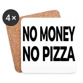 Pizza - Untersetzer (4er-Set) - Weiß - Vorne