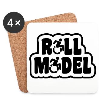 Role model. For the real wheelchair user # - Coasters (set of 4) - white - Front