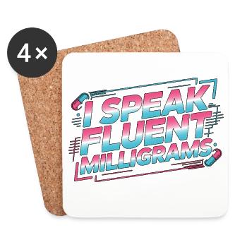 Hospital Pharmacist I Speak Fluent Pharmaceutical - Coasters (set of 4) - white - Front