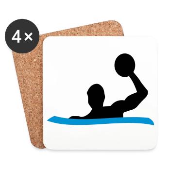 Water polo - Coasters (set of 4) - white - Front