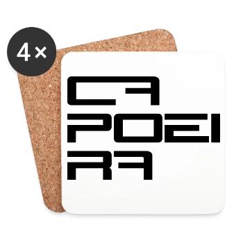 Capoeira Modern Style - Untersetzer (4er-Set) - Weiß - Vorne