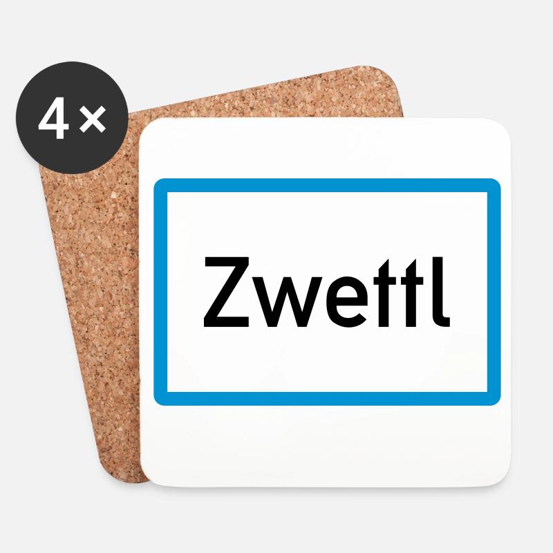 Zwettl - Untersetzer (4er-Set) - Weiß