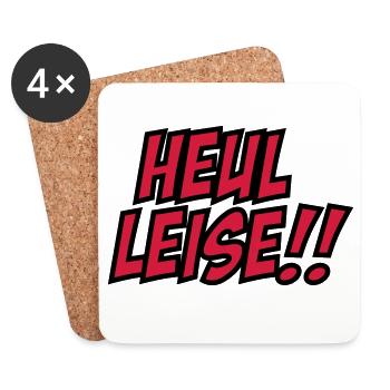2541614 15941876 heulleise3 - Untersetzer (4er-Set) - Weiß - Vorne