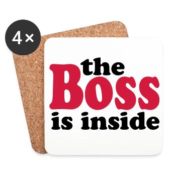 chef - Coasters (set of 4) - white - Front