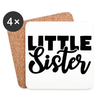 Little Sister - Untersetzer (4er-Set) - Weiß - Vorne