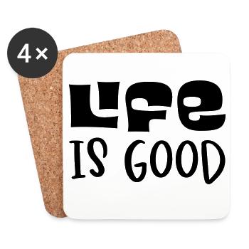 Funny sayings - Coasters (set of 4) - white - Front