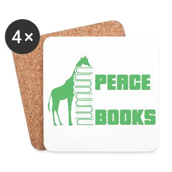 Livres de lecture Livre Girafe - Dessous de verre (lot de 4) - blanc - Devant