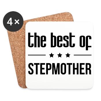 Best Mother-in-Law in the World - Coasters (set of 4) - white - Front
