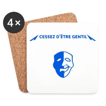 Be true - Coasters (set of 4) - white - Front