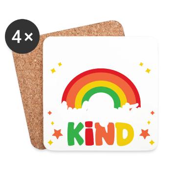 ich bin jetzt ein Kindergartenkind Kindergarten - Untersetzer (4er-Set) - Weiß - Vorne