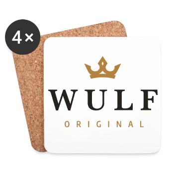 Wulf Original Family Logo - Coasters (set of 4) - white - Front