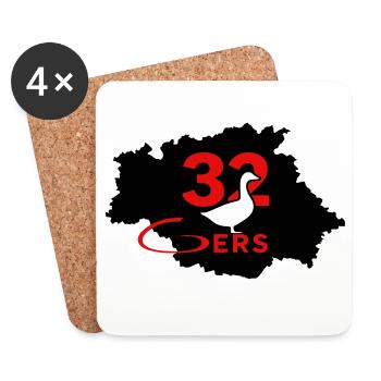 Gers 32 - Coasters (set of 4) - white - Front