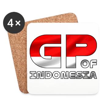indonesia_gp - Dessous de verre (lot de 4) - blanc - Devant