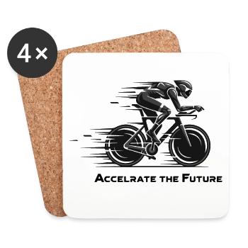 Future Rider Velocity - Dessous de verre (lot de 4) - blanc - Devant