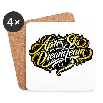 Après Ski Dream Team - Coasters (set of 4) - white - Front