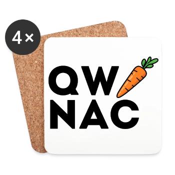 QW NAC – If You Know, You Know - Coasters (set of 4) - white - Front